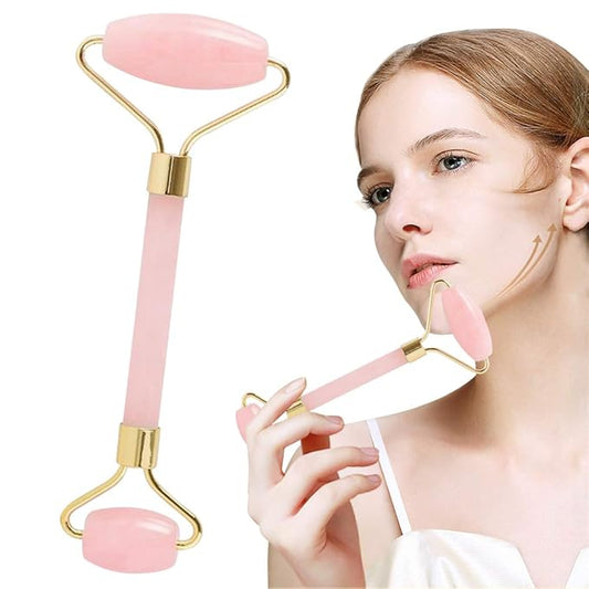 Jade Roller,Rose Quartz Roller for Face,Jade Aging