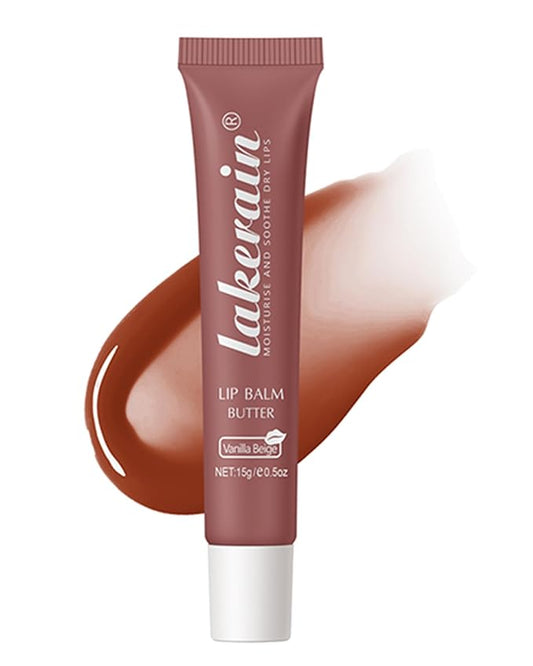 Lip Butter Balm Vanilla Beige, Hydrating Tinted Butter Lip