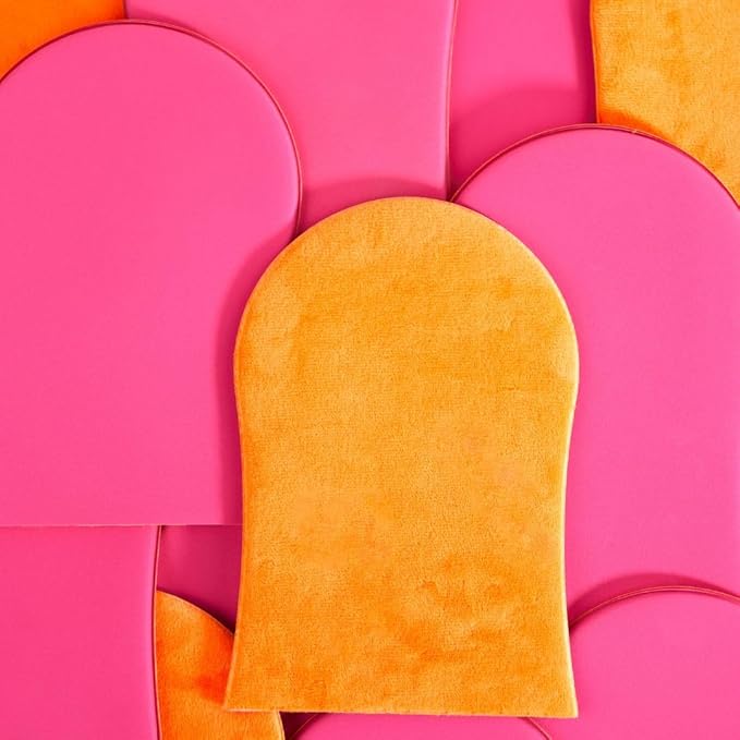 b.tan Gel Body Self Tanning Mitt | Glow Your Own Way Smooth Gel Mitt - Sunless Tan Gel Applicator Glove, Streak-Free, Even Application, Double Sided, Reusable