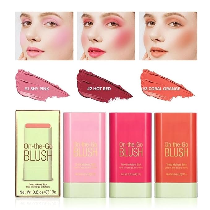 Blush Rare Beauty Liquid Blush Cream Blush Stick Lasting (red)