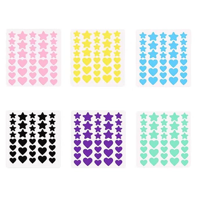 Pimple Patches Pimple Patches Midnight Magic，Salicylic Acid & Tea essential oil - Pimple Patches for Face, Hydrocolloid Acne Patch, Cute Face Stickers, Zit Patch（216pc）