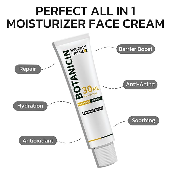 Centella Moisturizer Phytocin Cream Salmon PDRN Cream Face Soothing Hydration Barrier Repair Calming, for Acne Prone & Sensitive Skin with Ceramide, B5 (30ml)