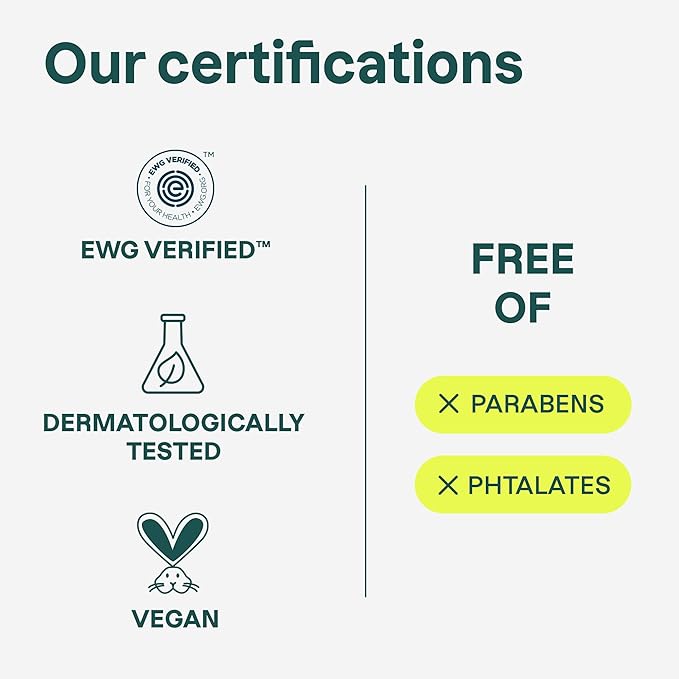 ATTITUDE Hand Cream, EWG Verified, Plant and Mineral-Based, Vegan Personal Care Products, Lemon Leaves, 2.5 Fl Oz