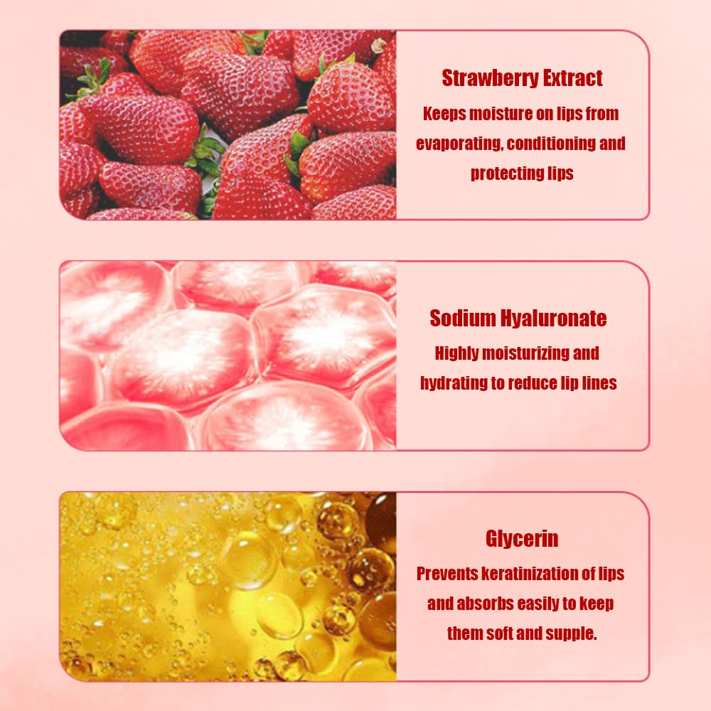 Blopuivo 60 Pairs Lip Masks with Eye Mask, 24K Collagen Under Eye Patches for Dark Circles and Puffy Eyes, Reduce Lip Wrinkles, Anti Chapped & Remove Lip Dead Skin, Nourishes the Lip & Eye Skin