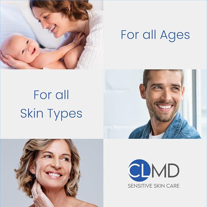 CLMD Hydrate, Correct & Perfect Lotion – Unscented Lightweight Daily Moisturizer for Sensitive Skin – Restores Skin Barrier, Provides Long-Lasting Hydration, Reduces Fine Lines – 1.7 fl oz