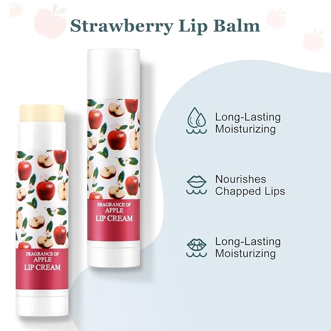Boobeen Fruit Lip Balm Stick, Lip Moisturizing