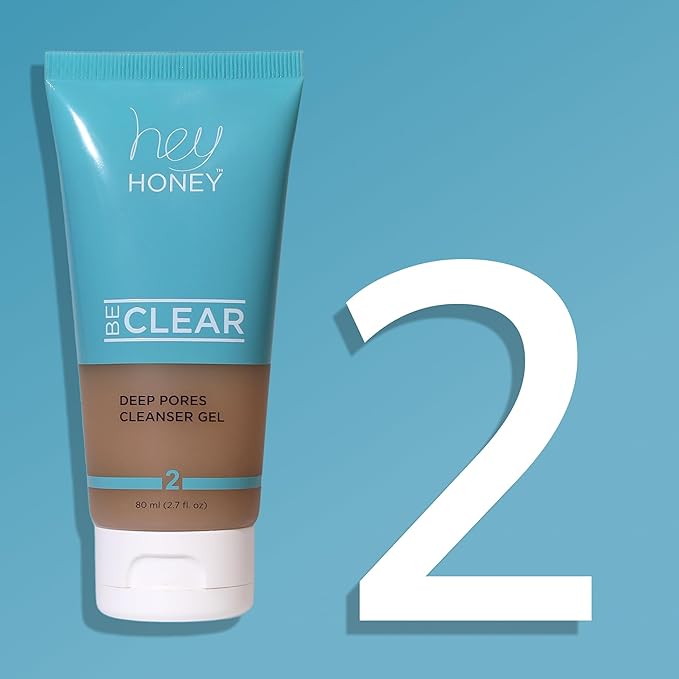 Hey Honey Skincare Be Clear 3-Step Clearing