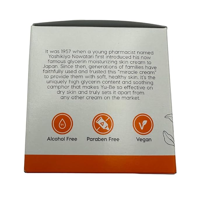 Yu-Be Moisturizing Skin Cream 4.4 Fl. Oz. Jar I Deeply Hydrating Non-Greasy Moisturizer for Dry Skin I Soothing Camphor Calms, Cools, & Relieves Skin I Vitamins Nourish, Repair & Rejuvenate (3)