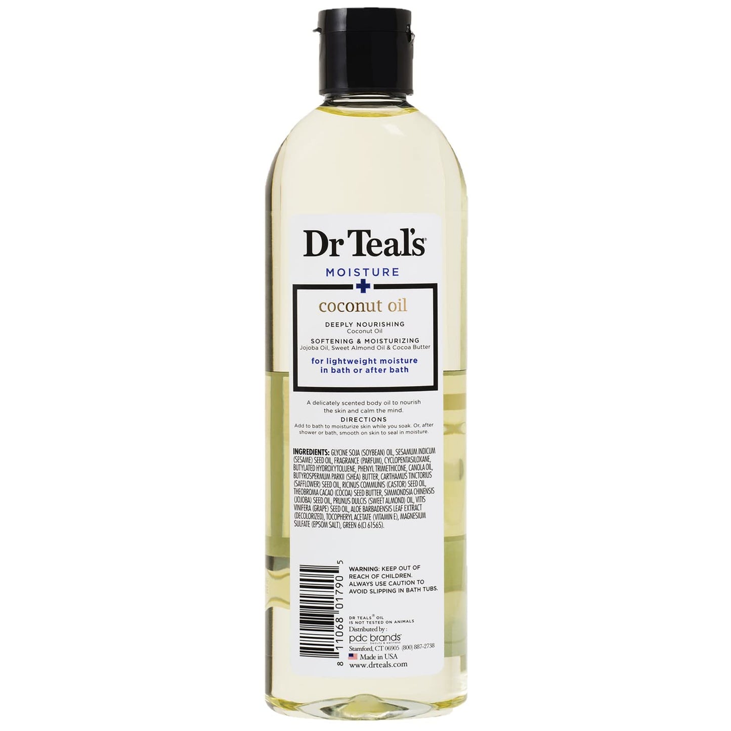 Dr. Teals Bath & Body Oil Variety Gift Set (2 Pack, 8.8oz Ea.) - Ultra Rich Shea Butter & Nourishing Coconut Oil - Essential Oils Hydrate Skin & Alleviate Daily Stress - At Home Spa Kit