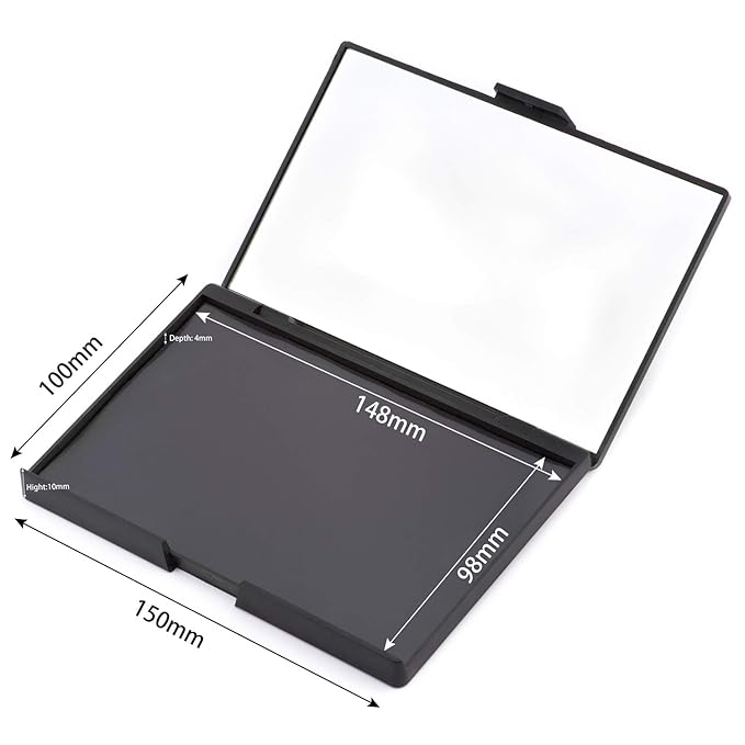 Empty Magnetic Plastic Eyeshadow Makeup Palette with 15Pcs