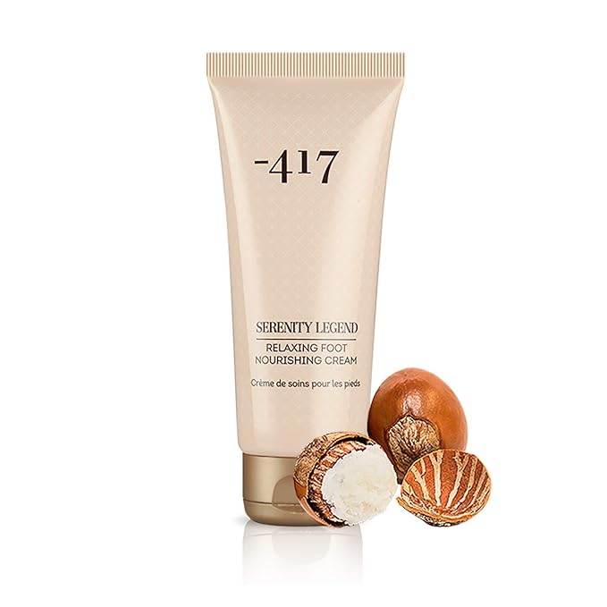 -417 Dead Sea Cosmetics Nourishing Foot Cream - Softening Foot Cream with Shea Butter & Non Greasy - Perfect for Cracked Dry Skin Repair - All Natural for Healthy Feet 3.4 oz