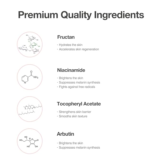 Fermented Fluid – Brightening & Hydrating Ampoule with Fructan Ferment Extract, Arbutin & Niacinamide, Improves Skin Tone & Radiance for Dry and Dull Skin. 1.69 fl.oz (50ml)