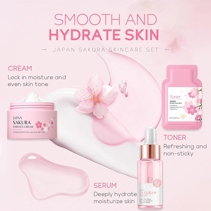 Skincare Set for Teenage Girls, Japan-Sakura