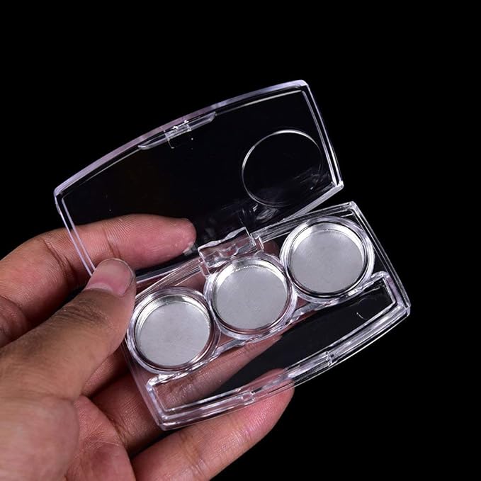 10 Pcs Clear Empty Eyeshadow Palette Plastic Eyeshadow
