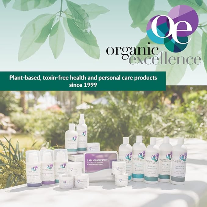Organic Excellence Skin Renewal Therapy, Vitamin C Face & Neck Cream, Moisturizer to Stimulate Collagen Production and Increase Skin Cell Renewal, Organic Natural Non-Toxic Cruelty-Free 2 oz (57g)