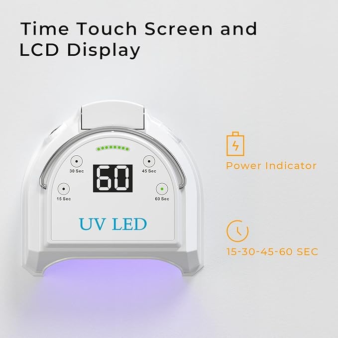 80w professional cordless uv led