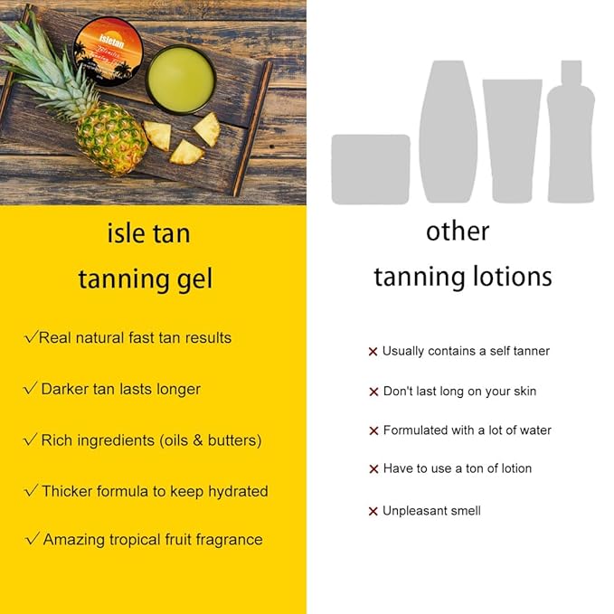intensive tanning gel pineapple, tanning gel for outdoor sun & tanning bed