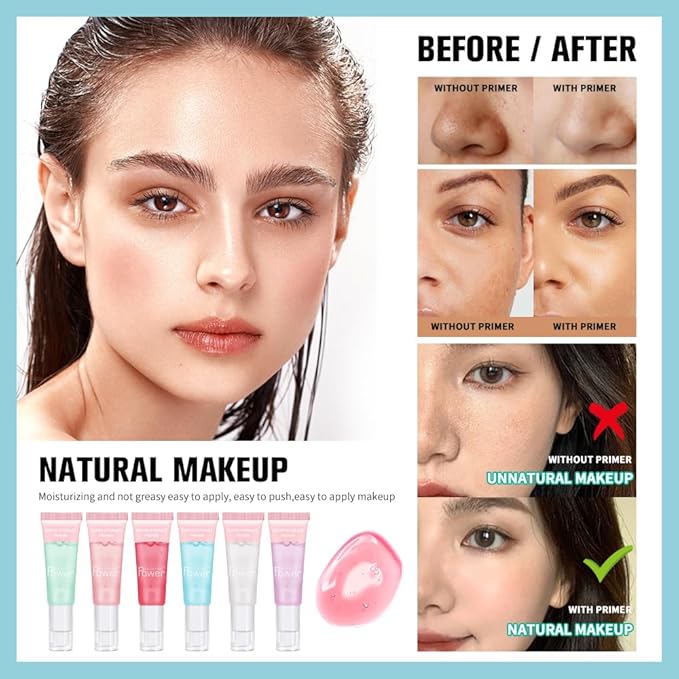 AKARY Gel-Based & Hydrating Face Primer For Smoothing Oz, rape 04 G