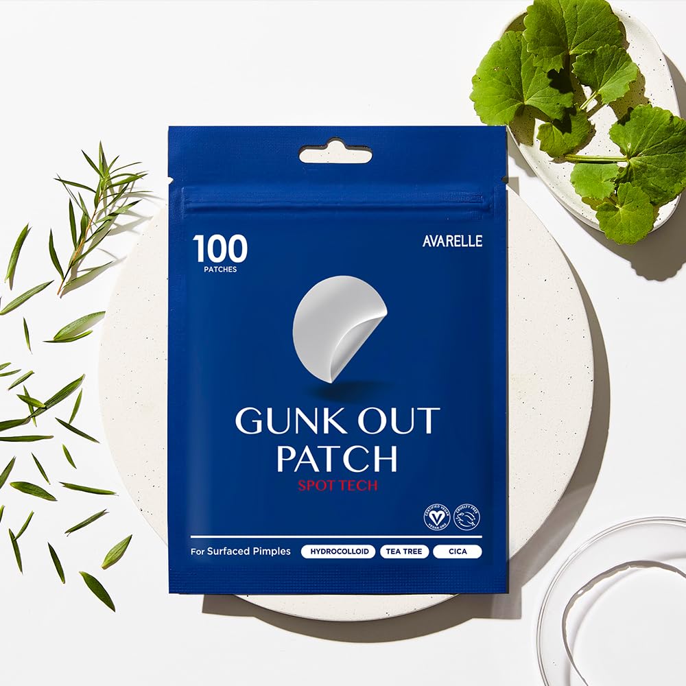 AVARELLE Triple Patch Kits Hydrocolloid Acne Patches, Acne Spot Treatment for Blemishes and Zit with Tea Tree Oil, Calendula Oil and Cica Oil for Face, Vegan, Cruelty Free(40 CT + Support)