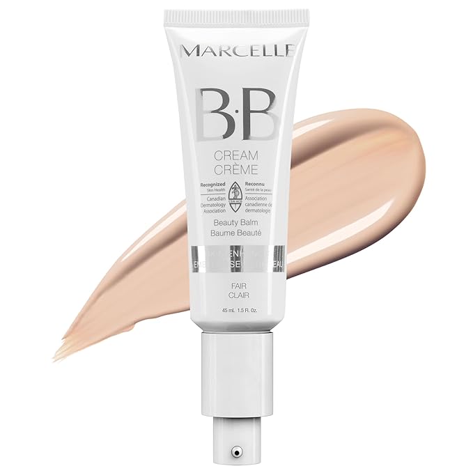 Marcelle BB Cream Beauty Balm - Fair Tinted Oil-Free, Cruelty-Free, 45mL