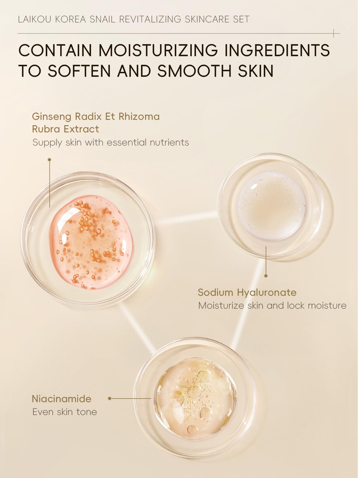 Korean Snail Essence Skin Care Kit,Skincare Gifts for Women,Include Gentle Cleanser,Toner,Eye Cream,Serum,Cream,Long-Lasting Moisturizing & Nourishing,Minimizes the Look of Wrinkles