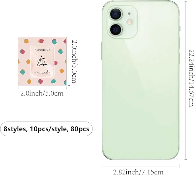 CRASPIRE 80Pcs 8 Styles Lip Balm Lipsticks