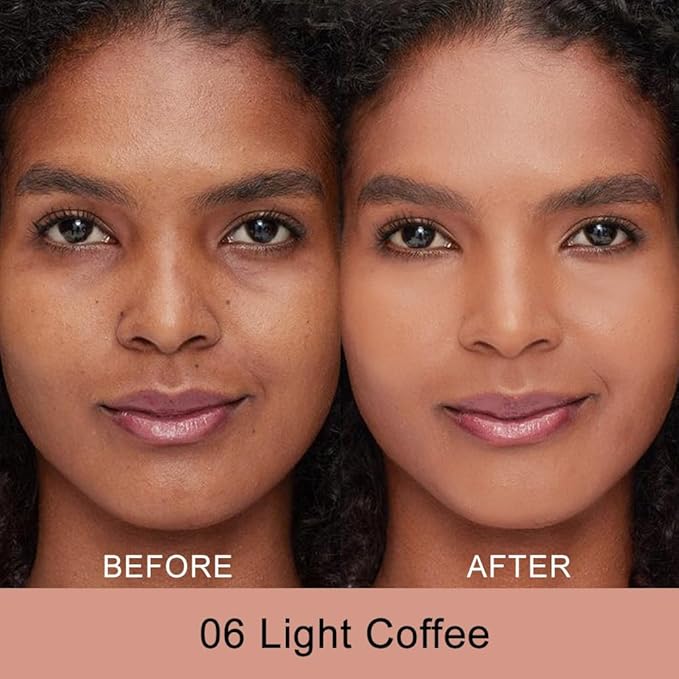 Kaely Color Correcting Concealer,Cream Pot Concealer Full Coverage,under Light Coffee