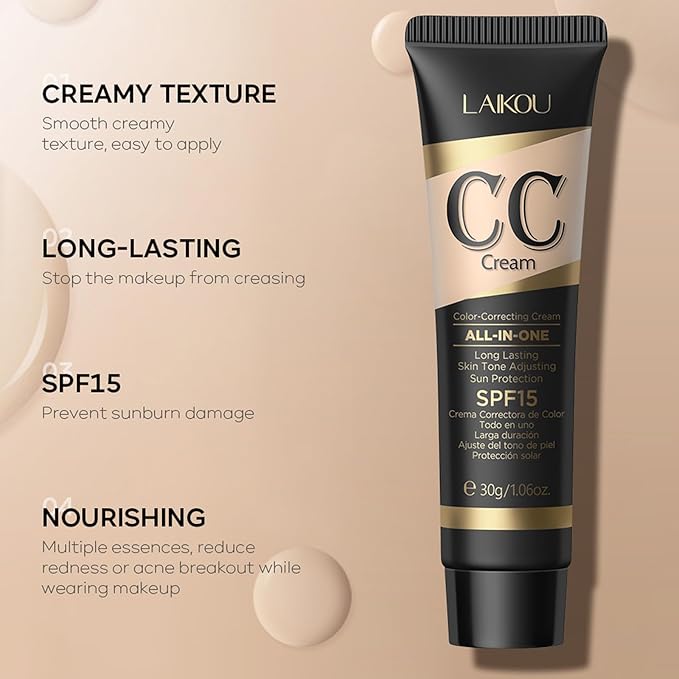 CC Cream with SPF 15, CC Cream Tinted Concealer (Iovry)