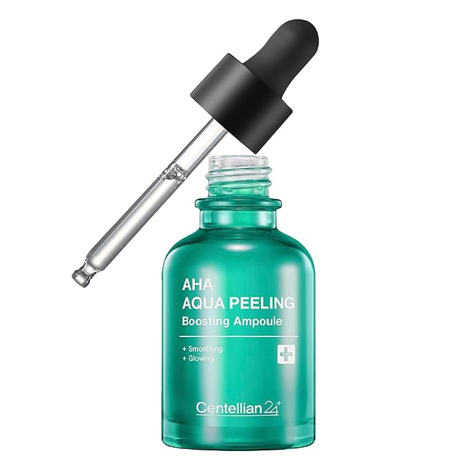 Centellian 24 AHA Aqua Peeling Boosting Ampoule (AHA Peeling Ampoule, 1.01fl oz) - Gentle Exfoliating & Hydrating Serum with AHA Complex, Refines Pores & Enhances Skin Clarity, Korean Skin Care