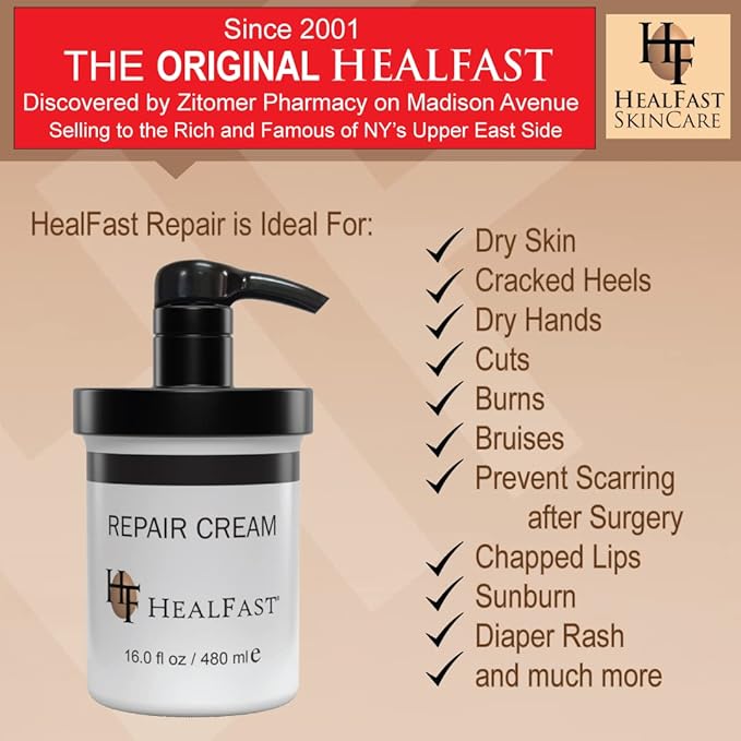 Sensitive Skin Repair Moisturizing Cream 16 Oz – For Dry, Itch– Fights Rashes, Dryness, Stretch Marks, Sunburn and Bed Sores – Herbal and Food Based Ingredients