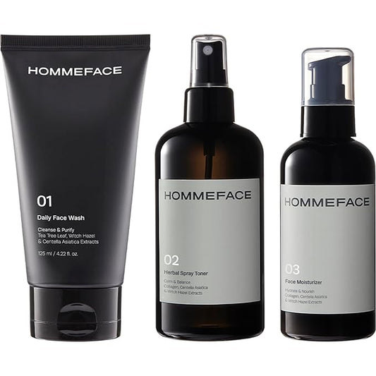 HommeFace Daily Trio Skin Care Set