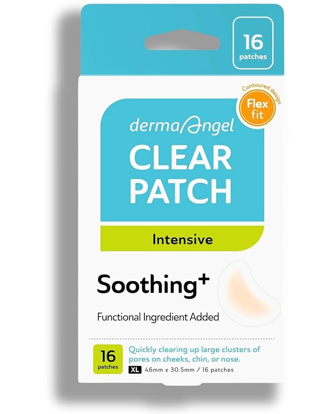 Large Pimple Patches for Nose Chin and Forehead Pores Breakout and Spot Treatment - Acne Patches for Face Hydrocolloid Acne Patches Zit Patches for Face Big Pimple Patches - 16 Patches XL