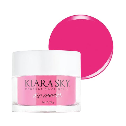 Kiara Sky Long Lasting Nail Dip Powder Pink Razzberry Fizz 1 oz