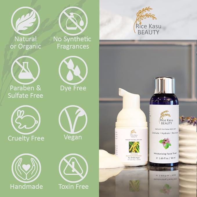 Travel Skin Care Set, Rose Geranium,