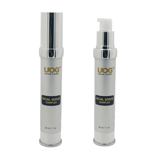 UOG (United One) Eyelash Adhesive Glue Face Serum Complex – Hydrating & Firming Face Serum| Lifts, Tightens & Improves Skin Texture | Reduces Fine Lines & Wrinkles for Neck & Jawline | 30ml/1.0oz