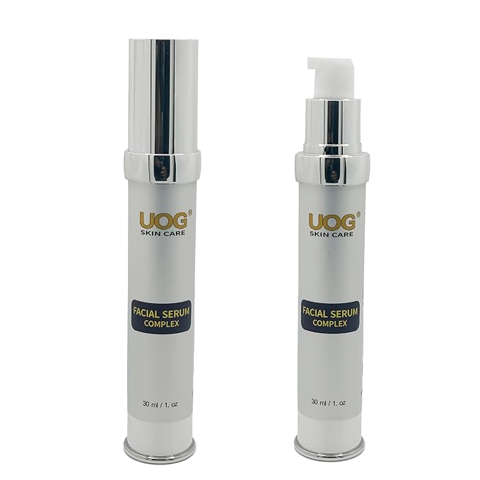 UOG (United One) Eyelash Adhesive Glue Face Serum Complex – Hydrating & Firming Face Serum| Lifts, Tightens & Improves Skin Texture | Reduces Fine Lines & Wrinkles for Neck & Jawline | 30ml/1.0oz