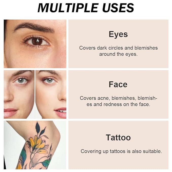 Kaely Pot Concealer Full Coverage Set,under Eye Brightener ojeras 05