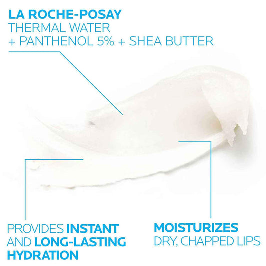 La Roche-Posay Cicaplast Lip Balm B5, Hydrating Balm with Shea Butter, Lip Treatment for Dry Cracked Lips, Moisturizing and Repairing Balm, Fragrance Free