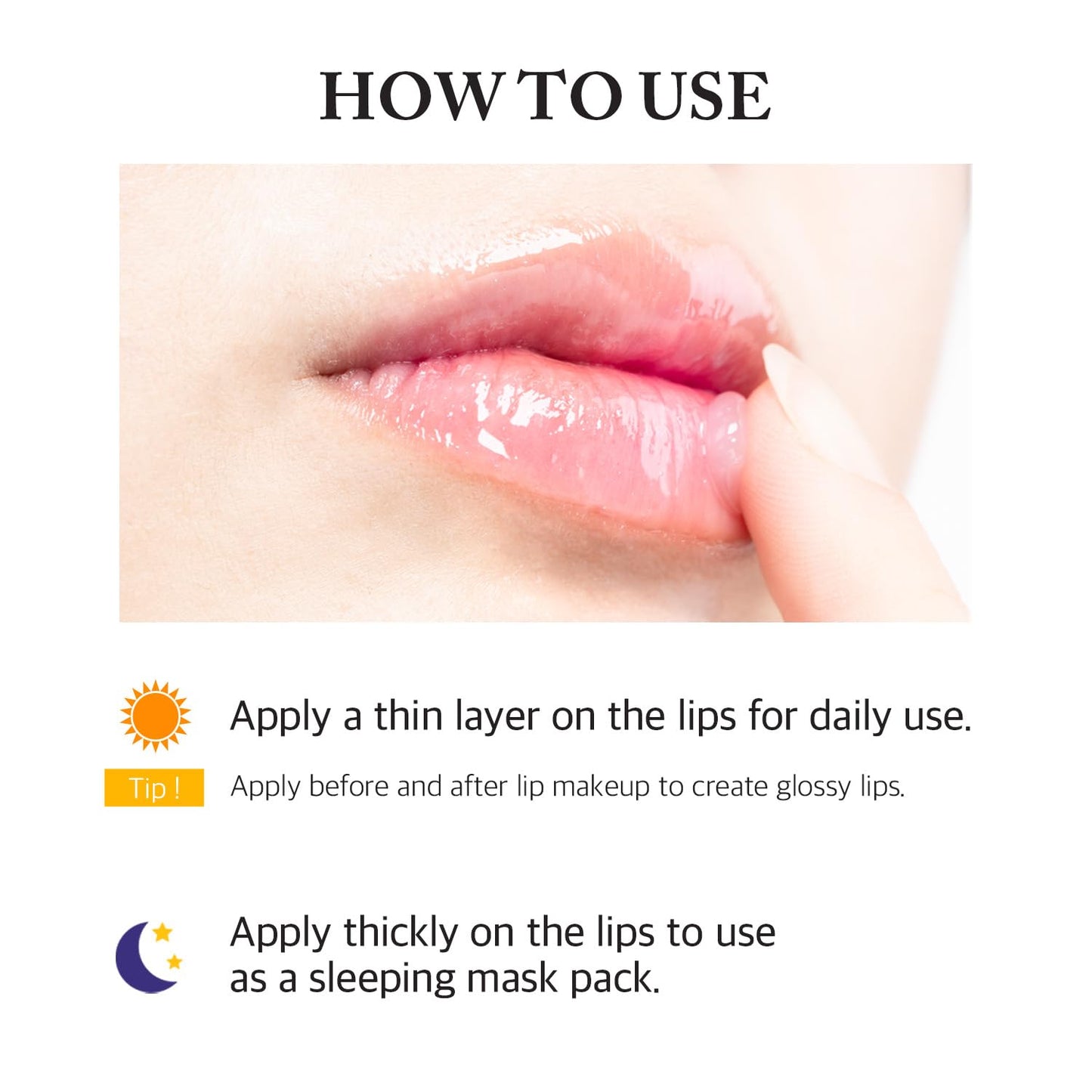 Honey Luster Lip Sleeping Mask 0.53 oz - Rich Overnight Balmy Treatment with Sunflower Oil, Collagen and Ceramide for Soft, Nourished Lips, Korean Skincare