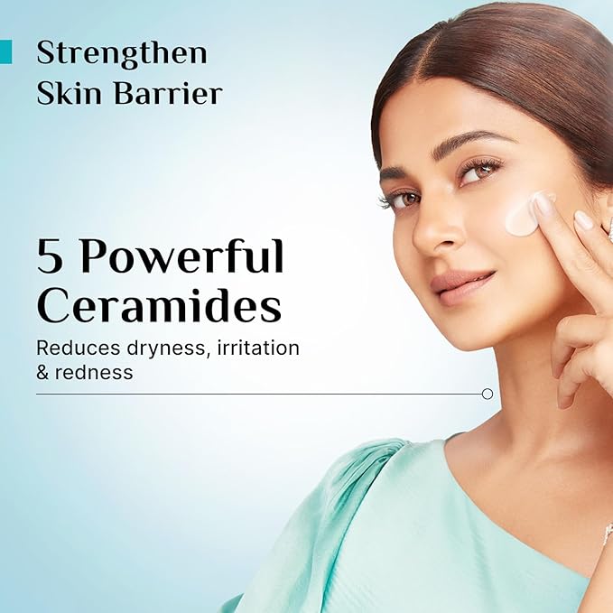 Pilgrim Cica Moisturizer for Face with 5 Ceramides and Hyaluronic Acid 3.53 Oz (100g) | Lightweight Face Cream for Barrier Repair and Hydration | For All Skin Types