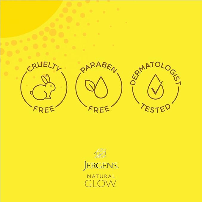 Jergens Self Tanner, Natural Glow Instant Sun, Sunless Tanning Mousse, Quick Self Tanner Foam, Ultra Deep Brozne, 6 Oz