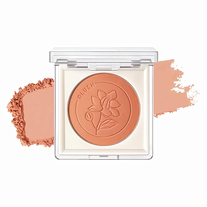 FOCALLURE Powder Palette Blush, Matte Mineral Blush Powder, Blendable, #102