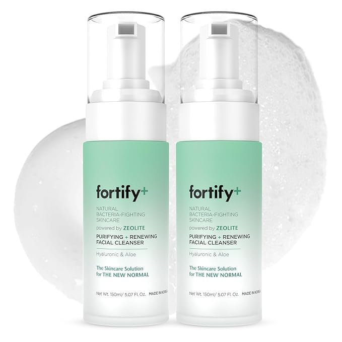Foaming Facial Cleanser with Hyaluronic Acid & Aloe - Ultra Hydrating, Korean Face Wash - Dermatologist-Tested, Vegan, Clean Beauty, All Skin Types - Fragrance-Free - 5.07Fl.Oz (x2)