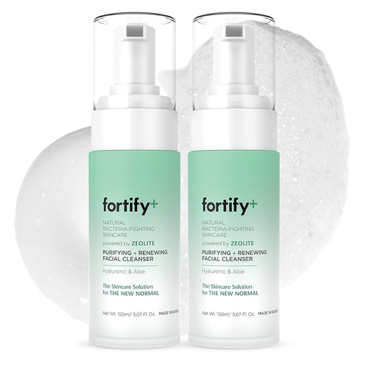 Foaming Facial Cleanser with Hyaluronic Acid & Aloe - Ultra Hydrating, Korean Face Wash - Dermatologist-Tested, Vegan, Clean Beauty, All Skin Types - Fragrance-Free - 5.07Fl.Oz (x2)