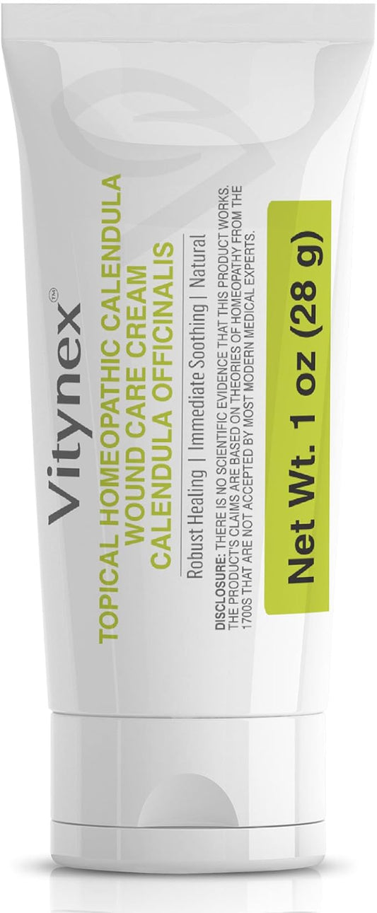 Skin Repair Wound Care Cream – 1 Oz Scar Prevention Cream First Aid Wound Ointment for Burns, Bites, Cuts, Ulcers, Abrasions – Deeply Nourishing Calendula Healing Ointment with Natural Ingredients