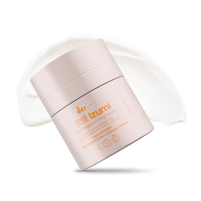 IZUMI Anti-Aging Serum - Hyaluronic Acid, Resveratrol, and Niacinamide Serum to Reduce Wrinkles, Boost Collagen, Deep Hydration, Non-Greasy, Year-Round Skincare for All Skin Types