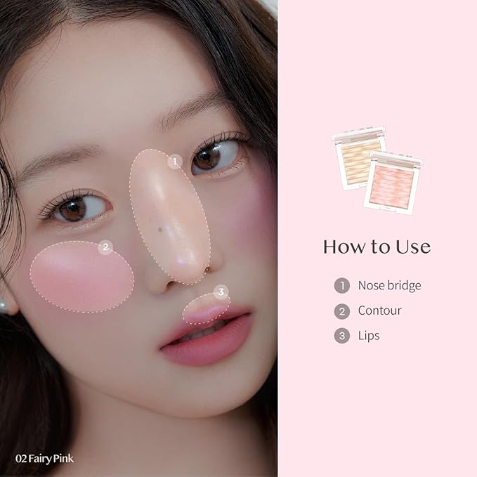 CLIO PRISM HIGHLIGHTER 02 FAIRY PINK