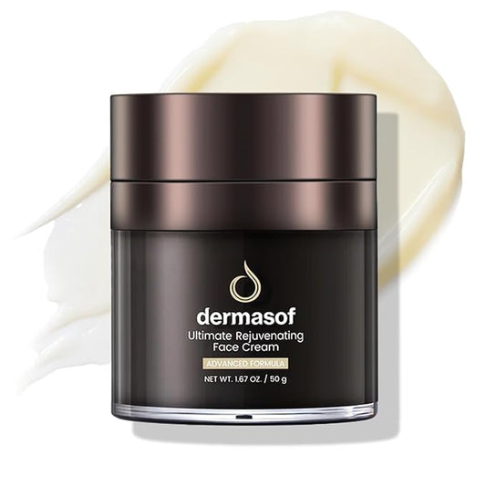 Ultimate Rejuvenating Moisturizer Face Cream with Hyaluronic Acid & Bakuchiol, Anti Aging, Anti Wrinkle, Antioxidant, Anti Glycation,Firming and Elasticity, Barrier Repair, 1.67 Fl Oz