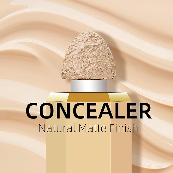 Liquid Concealer Makeup, Cream, #05 Natural, 100% Cruelty-Free,