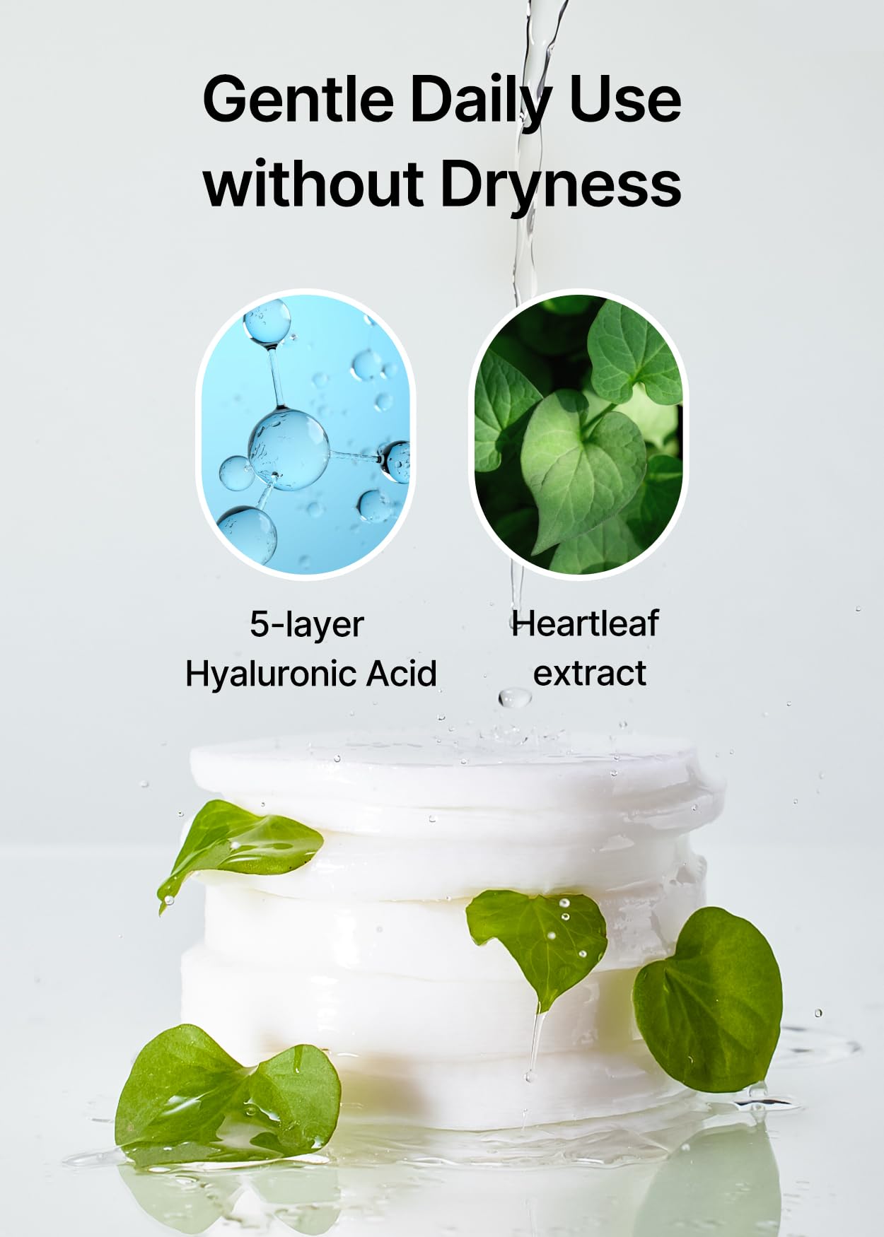 celimax One Step Mild Cleansing Pad (60pads) | Easy One-step Makeup Remover, Cleansing Water Pads, Big Size, Face Wash Cleanser, Hydrating, Soothing, Moisturizing, Korean Daily Skincare